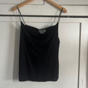 Anthropologie- size S (fit like L) - strappy black tank top